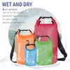 IDRYBAG Transparent Waterproof Bag 2L/5L/10L/15L/20L, Small Waterproof Bag for Kayaking,
