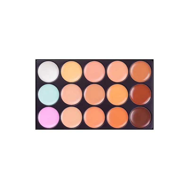 Paleta Correctores Universo en Linea 15 Tonos Crema Larga Duración