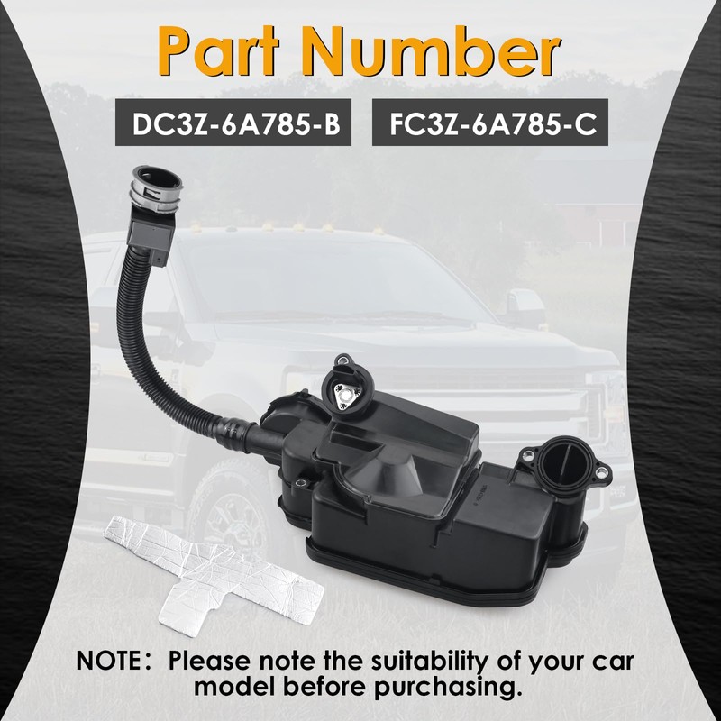 DC3Z6A785C Oil Separator Assembly Compatible with 2011-2016 Ford F250 F350