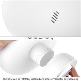 QWORK® Fruit Bowl, Plastic Fruit Bowl, Fruit Holder, Fruit Basket Stand for Kitchen Countertop