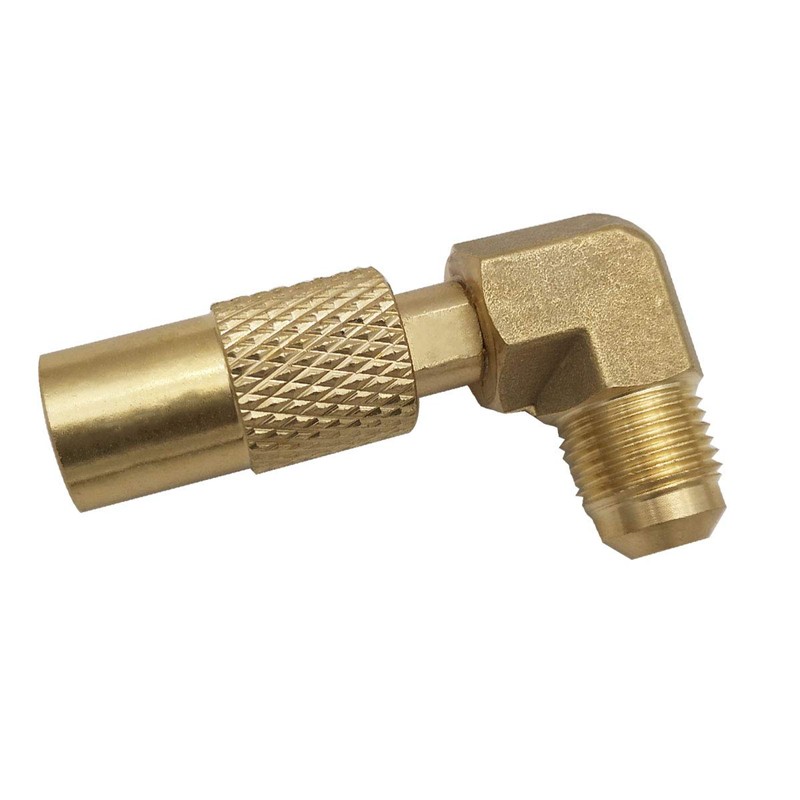 MENSI Propane Elbow Adapter with 3/8" Male Flare Connect Propane