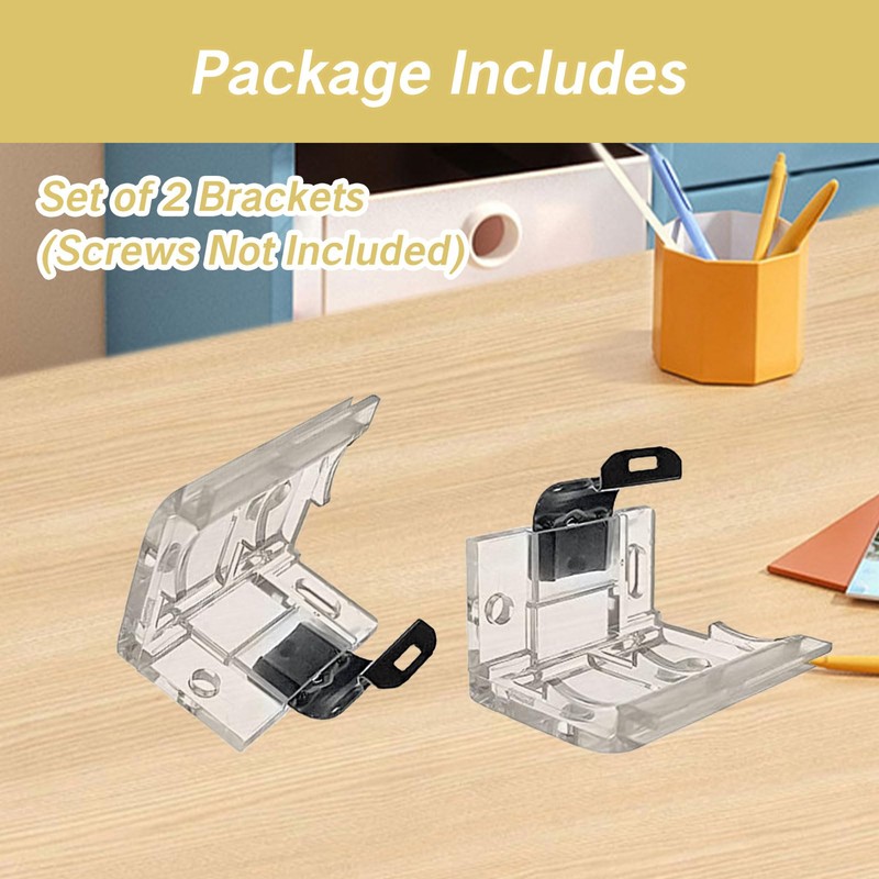 2 PCS Replacement Brackets for Cordless Blinds Mounting Bracket with