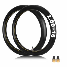 (2-Pack) 2.25/2.50-16" Inner Tube Replacement for XR 75 80 CRF 80F Dirt Bike ATV Off Road Motorcycle, Straight Valve Stem