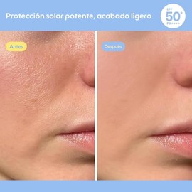 KIERO Protector Solar en Barra SPF 50, Bloqueador en barra ligero con camomila, vitamina E y madecassoside, sunscreen coreano portátil con acabado mate y textura no grasa 20 g