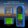 Anemometer Handheld, Mini Digital Wind Speed Meter, Measuring Temperature, Max/Average/Current