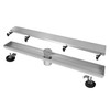 Zenomize Linear Shower Drain 24 Inch, Brushed Floor Drain with