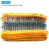 PATIKIL 1280 Pieces Metal Foil Resistance Assortment Kit 1 Ohm