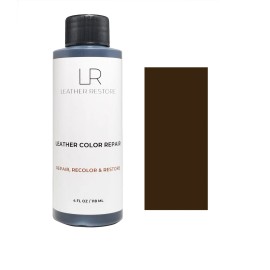 Leather Restore Espresso Very Dark Brown Leather Color Repair 4 Oz Recolor Restorer Couch Car