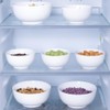 AntoKueh White 4.5in Small Ceramic Bowls, 12 OZ, Ice cream