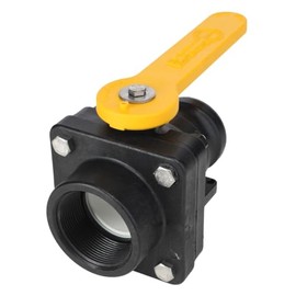 Banjo VSF204FP 2" Full Port Stubby Valve Male Adapter x Female NPT