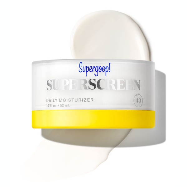 Supergoop! Superscreen - 1.7 fl oz - SPF 40 PA+++ Hydrating Daily Moisturizer - Reef-Friendly Sunscreen - Protection from UV Rays + Helps Filter Pollution & Blue Light