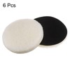 sourcing map 6pcs Wool Buffing Pads 7 Inch Polishing Pad