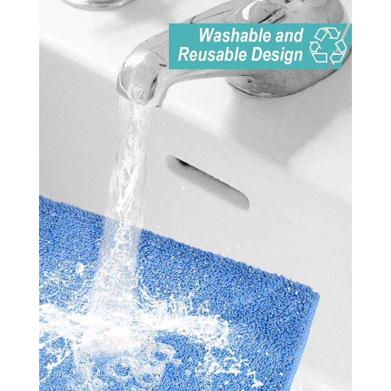 KEEPOW Microfiber Mop Refills Compatible with MR.SIGA Professional Microfiber Mop,