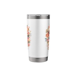 Blessed Mother Mary Mother of Jesus Roses Our Lady Catholic Stainless Steel Insulated Tumbler