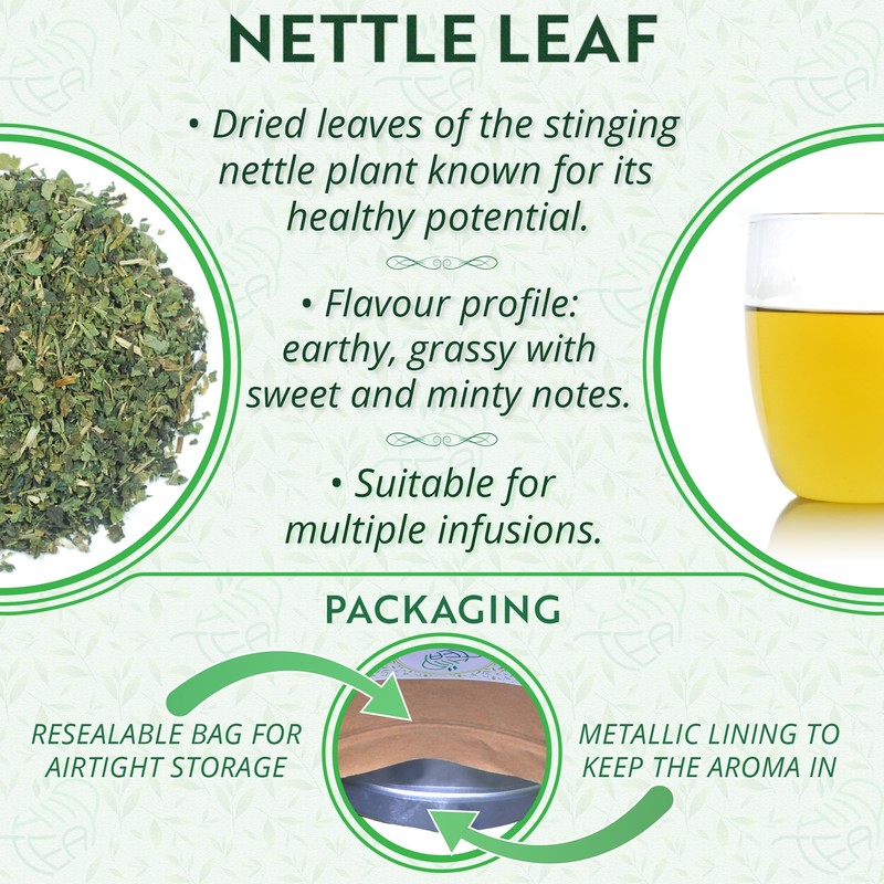 Nettle Leaf Loose Herbal Tea – Premium Stinging Nettle for