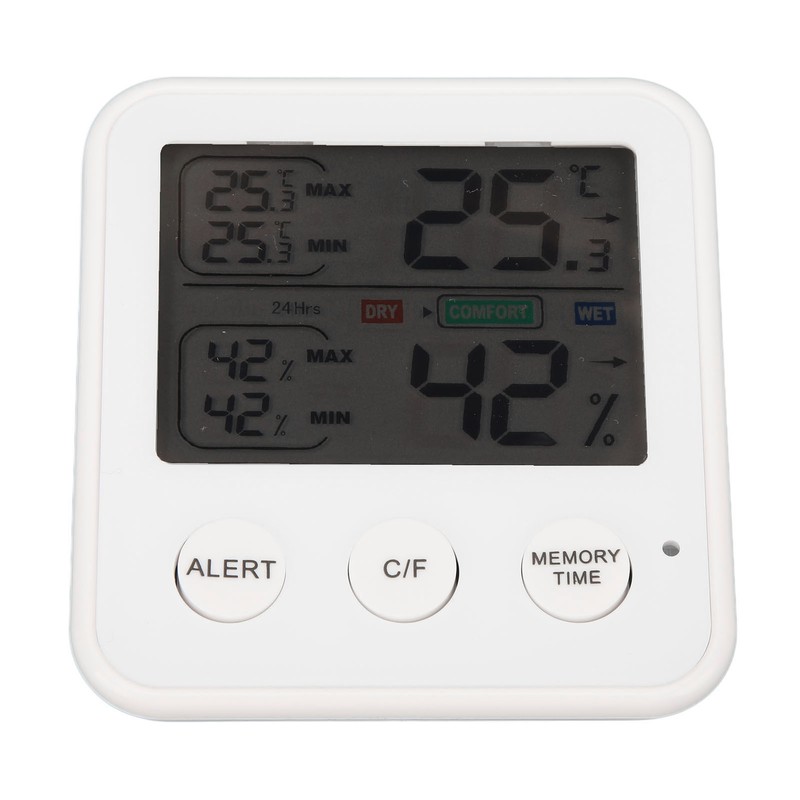 LCD Digital Display Thermometer Hygrometer Temperature Humidity Meter Gauge Hygrothermograph