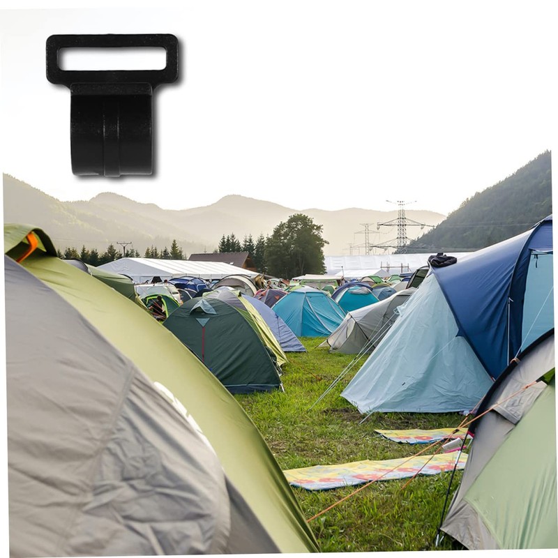 BIUDECO 30pcs Awning Pole Clips Heavy Duty Tent Suspension Hooks