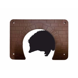 Linic Products UK Made Hedgehog Highway Gate/Surround for Fences, etc. (S7890) Free UK Postage (2, Dark Brown)