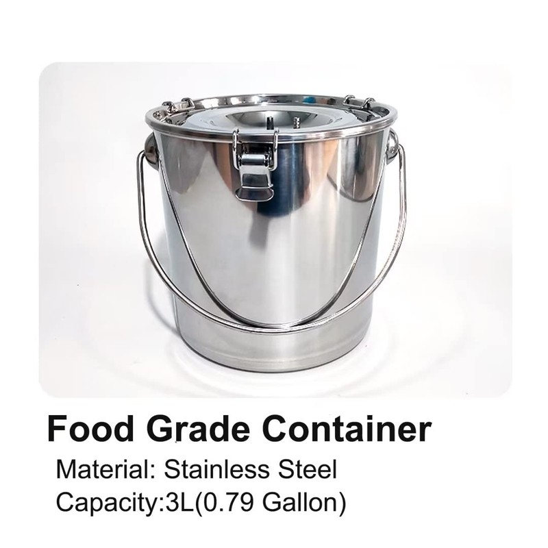 3L Goat Milking Machine,Suction Speed Adjustable Electric Milker for Goats,