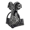 Pacific Giftware Door Knocker Viking Thor's Hammer with Aries Skull