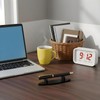 Ezymivs 2Pcs Acrylic Pen Display Stand, Black Acrylic Single Pen