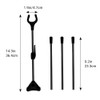 MiOYOOW Archery Bow Stand, Foldable Longbow Holder Recurve Bow Bracket