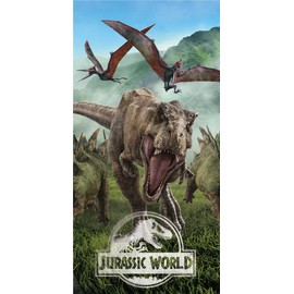 Jerry Fabrics Jurassic World Bath Towel Beach Towel 70 x 140 cm