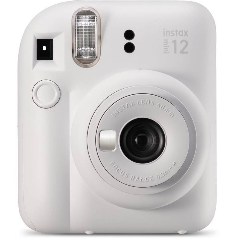 INSTAX Mini 12 Instant Camera Clay White
