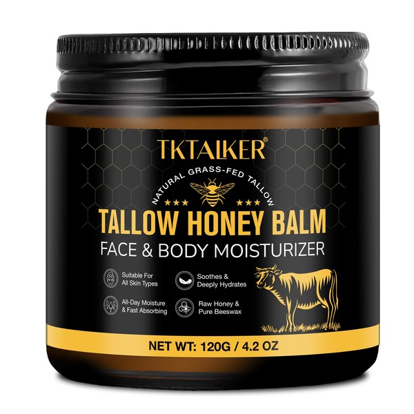 Beef Tallow for Skin, Beef Tallow for Face, Hydrating Tallow