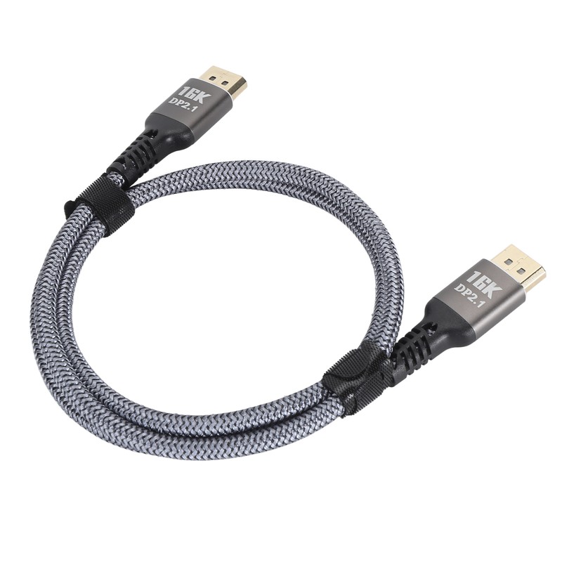 DisplayPort 2.1 Cable 16K 30Hz 40Gbps 3D Dynamic HDR Male