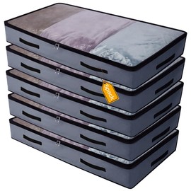iwill CREATE PRO Polyester Oxford Under Bed Storage Bag, Lightweight, Durable, Visible on Three Sides