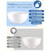 Yedio Small Bowls Set, White Ceramic Bowls of 6, 10
