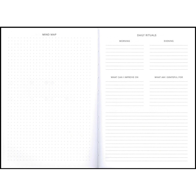 B5 Wiro Bound Wellness Organiser Life Planner – Undated Mindfulness