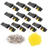 GTIWUNG 10 Kit 3 Pin Waterproof Connector Coupler Waterproof Connector