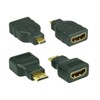SunshineTronic HDMI Adapter Set, 1x Micro HDMI Adapter, 1x Mini