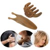 Sandalwood Nose Guasha Massage Tool Five Tooth Scalp Meridians Scraping