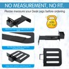 Relaxweex Under Desk PC Mount for Standing Desk Fits 65mm×45mm