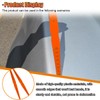 UHANBUT Car Door Panel Gap Alignment Gauge, Plastic Snake Ruler