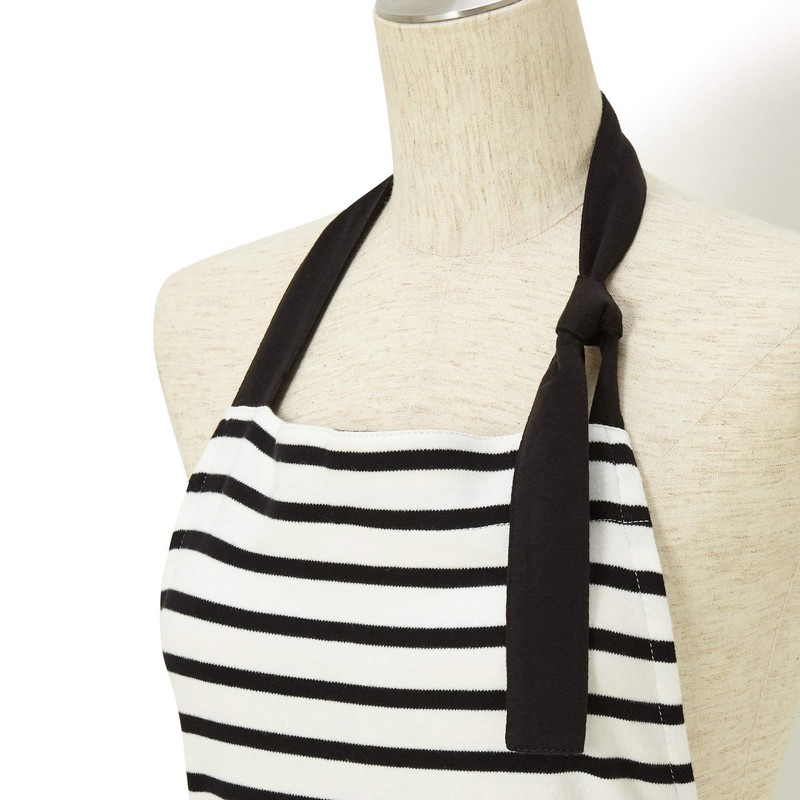 Francfranc Franc Logo Full Apron Apron Apron for Women Black