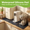 Fridge Mats with Raised Edge,19.7" x 19.7" Washer and Dryer