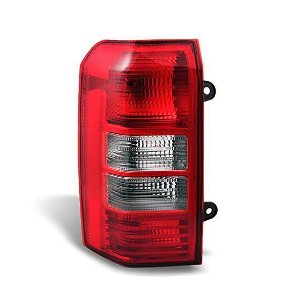 AKKON - For 2008-2017 Jeep Patriot SUV Red Clear Rear Tail Light Tail Lamp Brake Lamp Driver Side Replacement