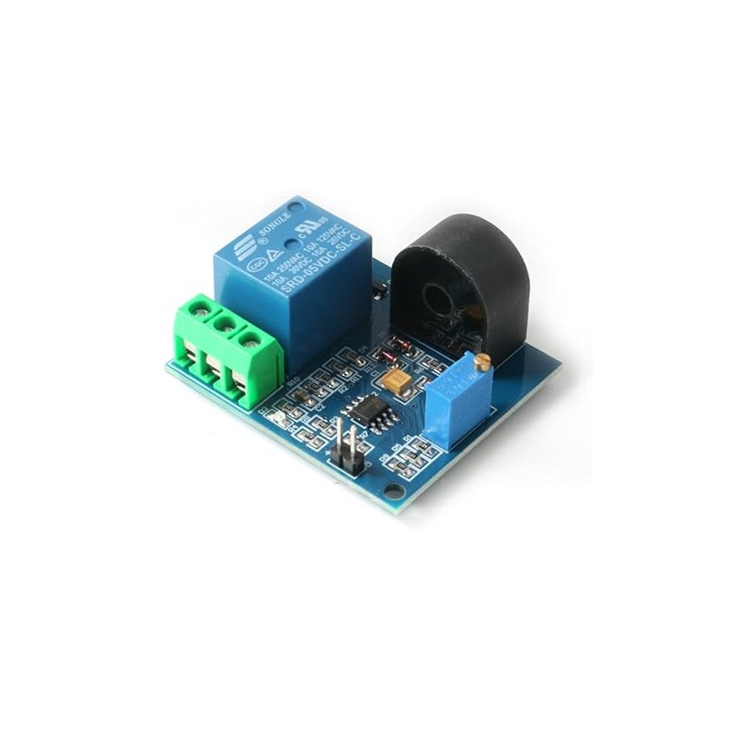Hailege 2pcs 5V 5A AC Current Sensor Current Detection Relay