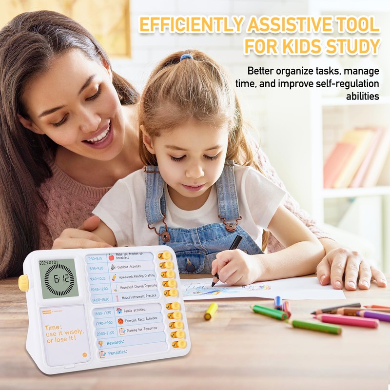 Task Timer, Timer for Kids, Visual Schedule for Kids with