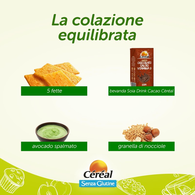 Céréal Fette Croccanti, Fette con Farina di Mais, Farina di