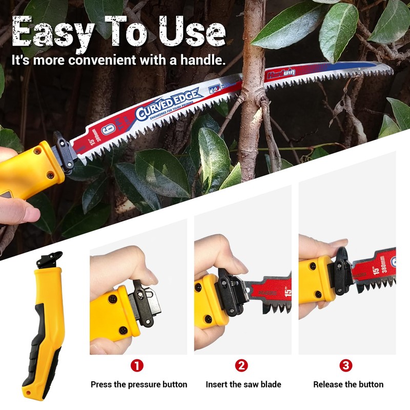 Universal Reciprocating Saw Handle - Fits All 1/2 Inch Shank