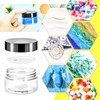 MotBach 16 Pack 2oz Plastic Jars Containers, 60ml Travel Size