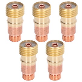5Pcs 3/32in Gas Lens Collet Body Metal Welding Connector Replacement for Tig WP‑17 18 26