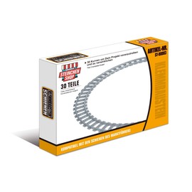 Steinchenshop City set of rail building blocks, curves, soft, straight, compatible with the market leader