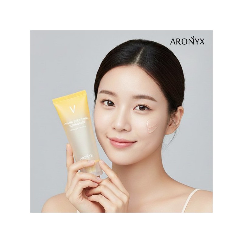 Aronix 비타민 브라이트닝 슬리핑팩 100mlx2 / 수분크림 수딩젤 Vitamin Brightening