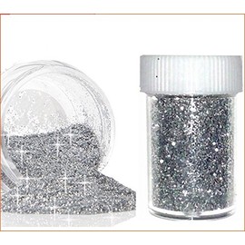 10 g / 50 g / 100 g / 240 g silver glitter glitter shaker glitter powder decoration nail art powder nail design glitter dust (1 piece / 10 g)
